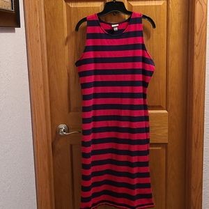 CLEARANCE.  Stripe Tank Dress